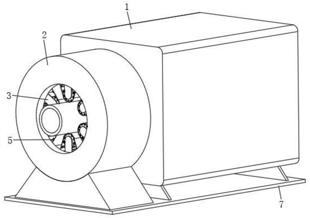 Motor bearing state monitoring and early warning device and heat dissipation and lubrication device for bearing