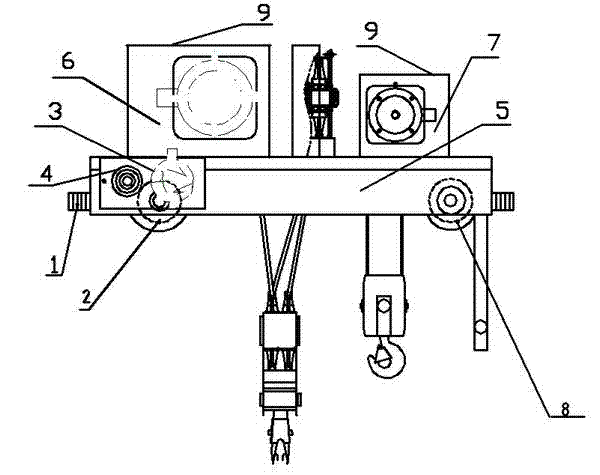 Electric hoist portal crane