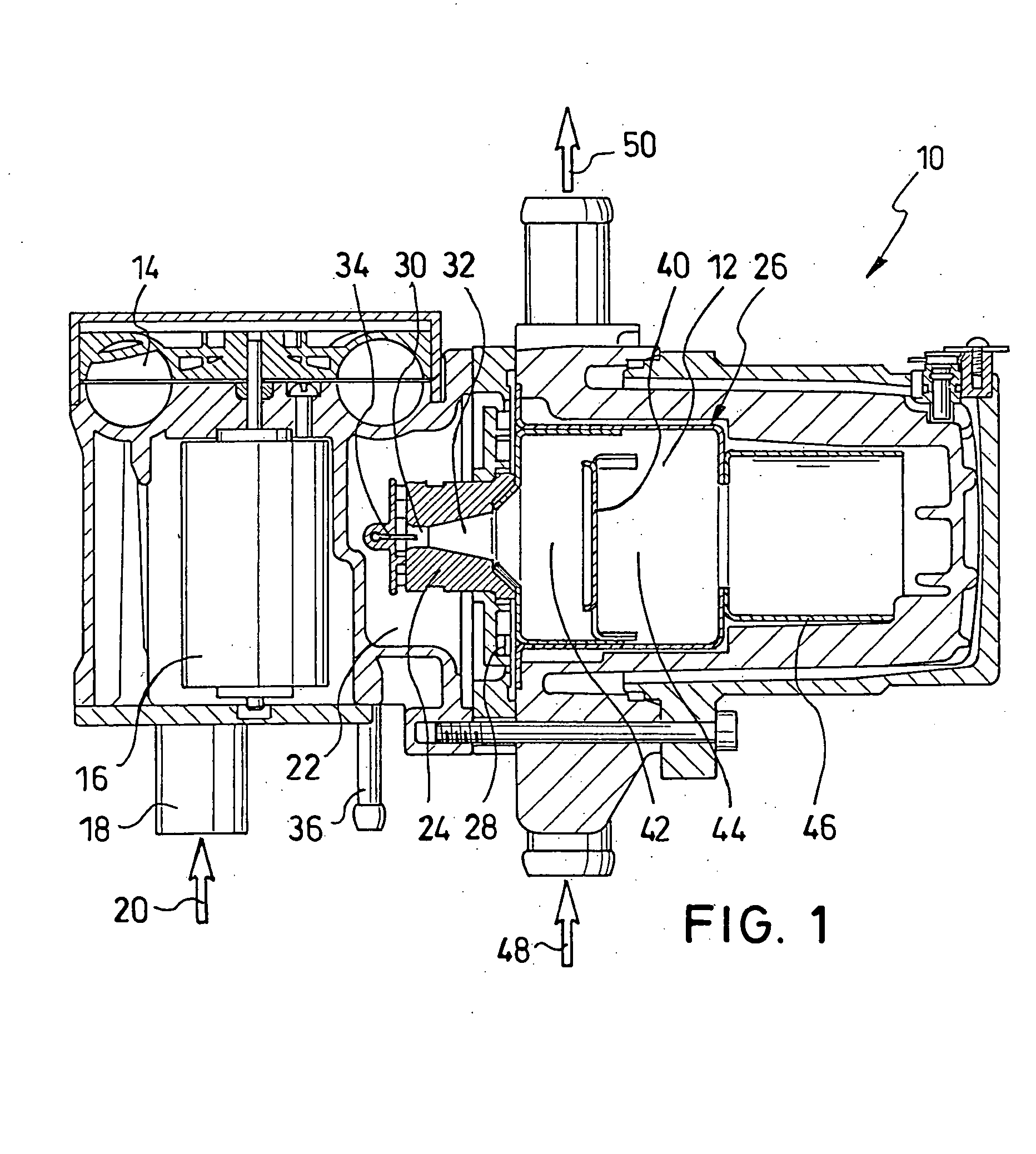 Heater with an atomizer nozzle