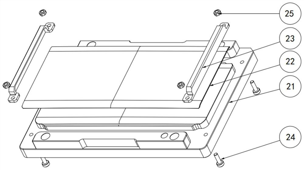 Glass hot bending mold and glass hot bending forming method