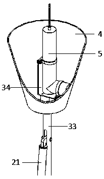 Electric hammer punching balancing support