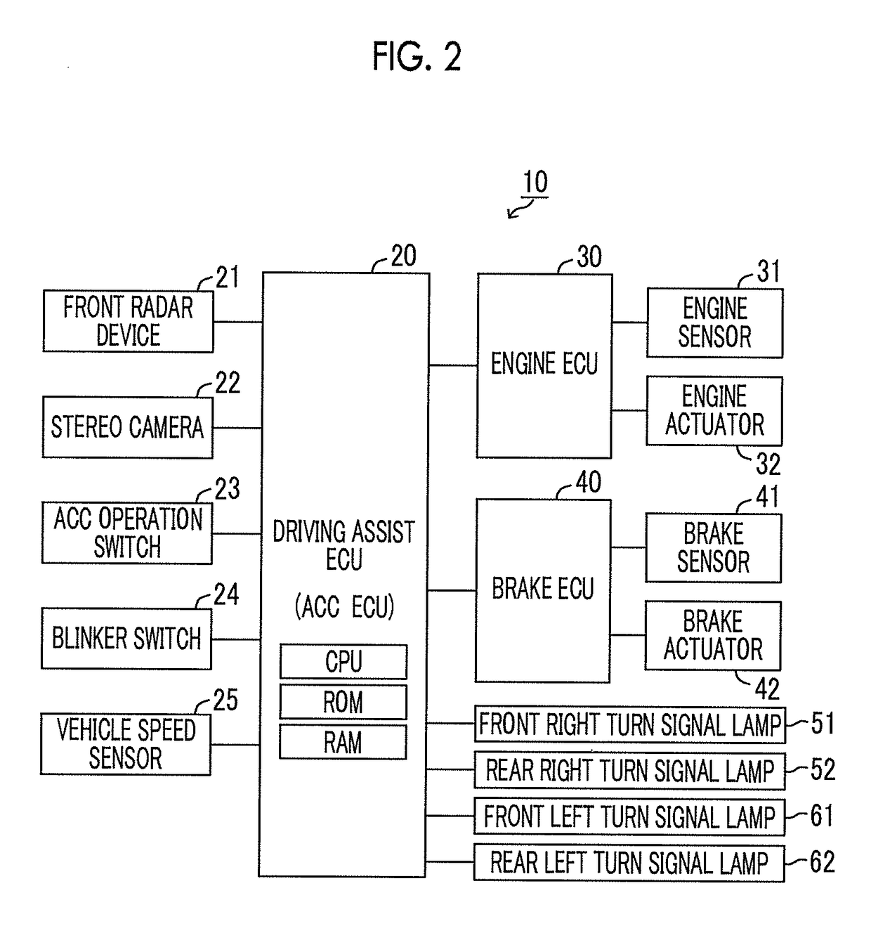 Vehicle traveling control device