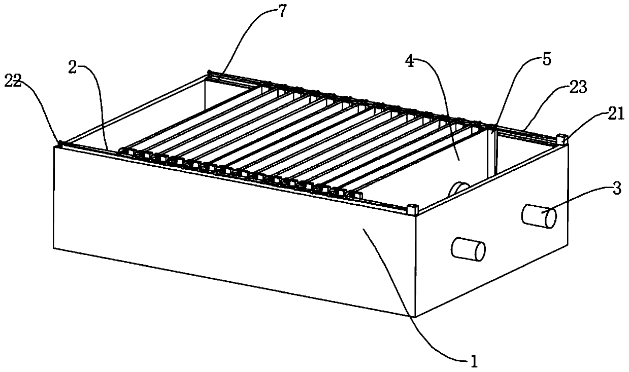 Automatic demoulding device of fireproof door core board equipment