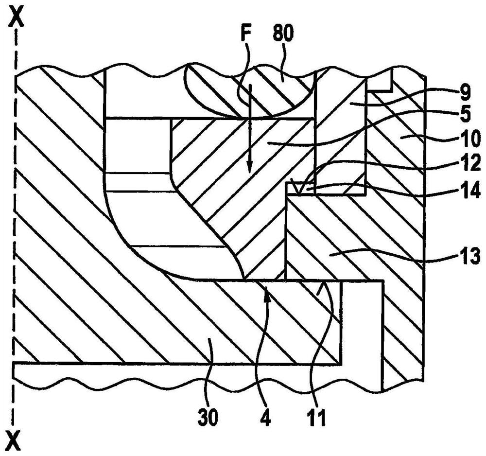 Gas injector with non-elastomer seal seat