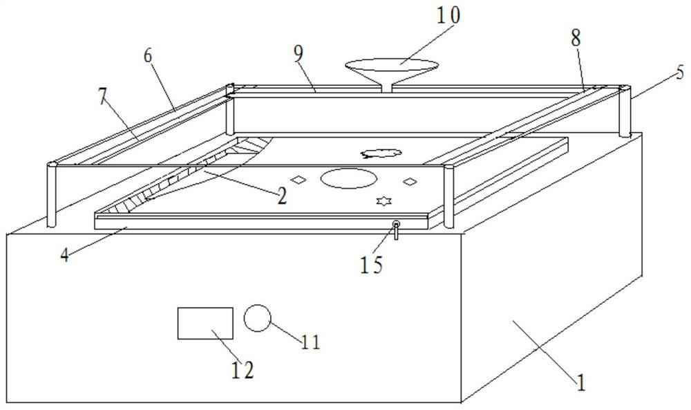 A sand painting design device