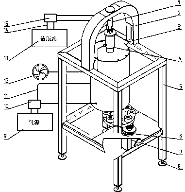 Installation technology method of rolling steel ball based on metal cold and hot deformation