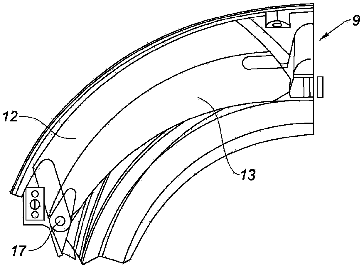 Door for a thrust reverser with doors