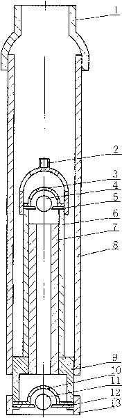 Moving cylinder efficient tubular oil pump