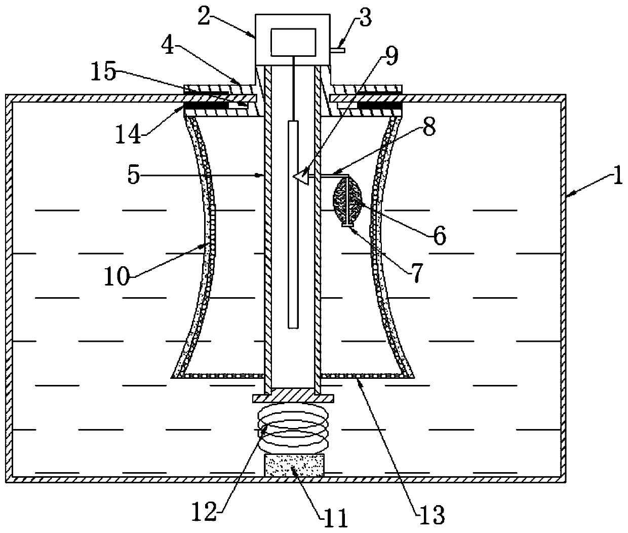 Fuel tank oil level sensor