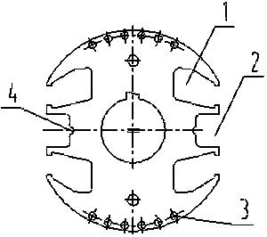 a two-pole generator