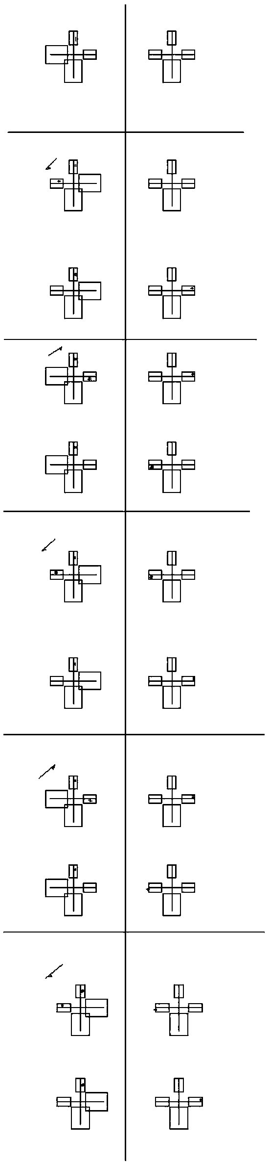 A method for realizing three-layer four-station injection molding of thick-walled parts