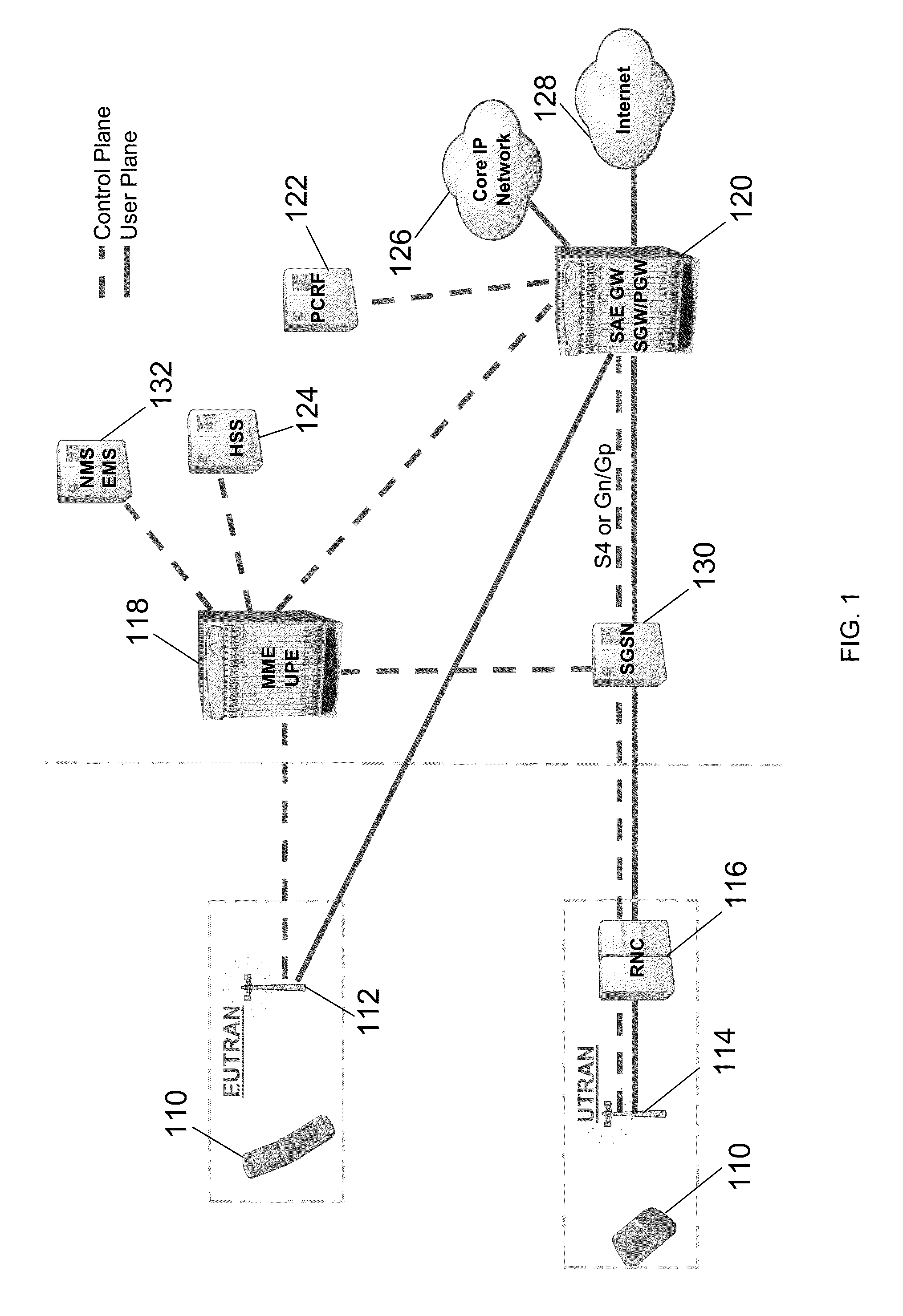 Interface selection for quality of service enforcement