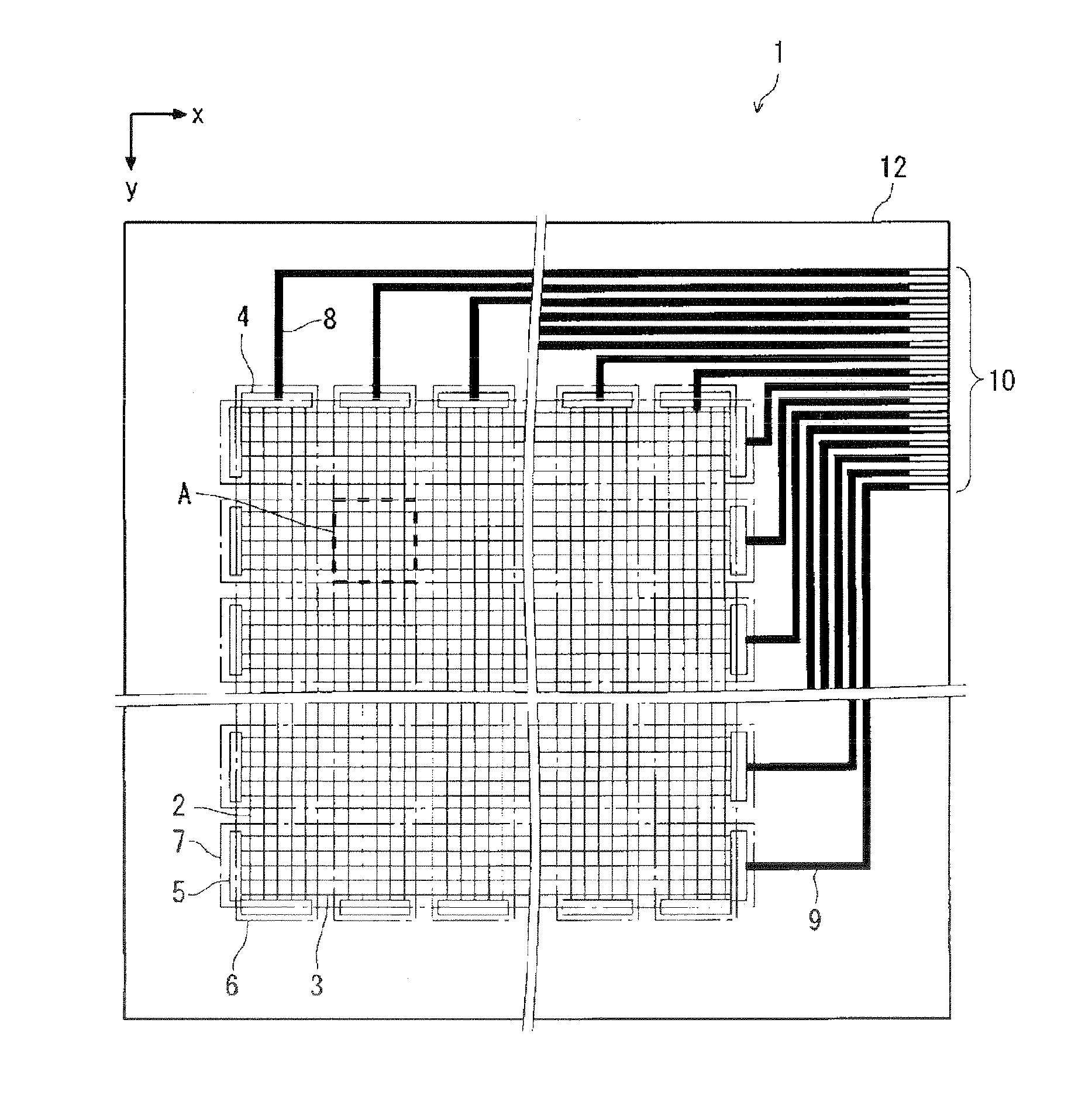 Touch screen, touch panel, and display device including the same