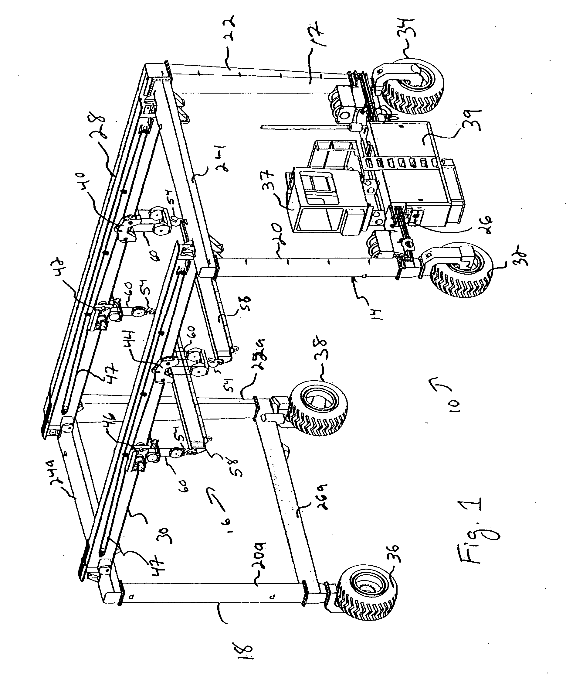 Panel turner for gantry crane