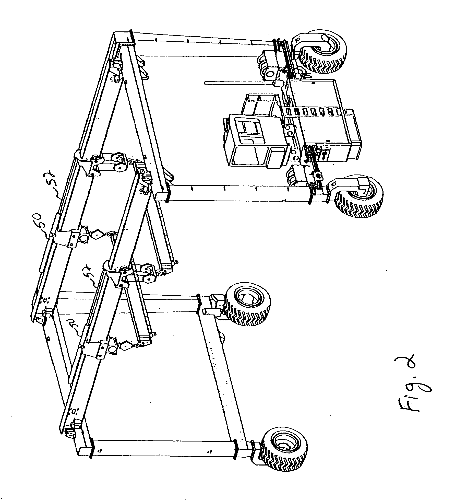 Panel turner for gantry crane