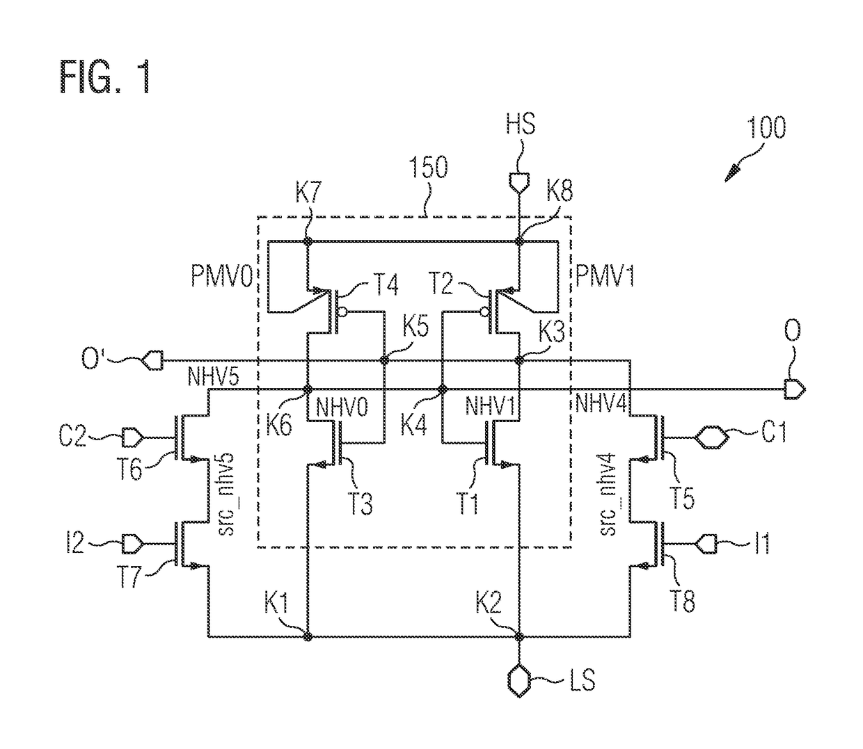 Level shifter and method for operating the same