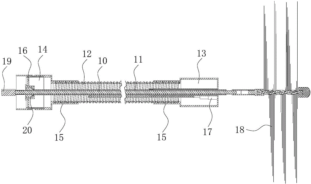 Cleaning flexible shaft and pipeline cleaning system and method