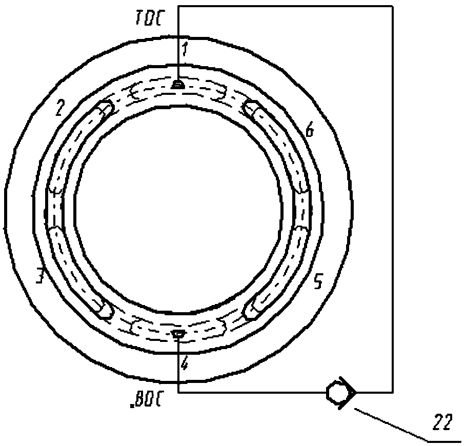 Seawater piston motor low in pulsation