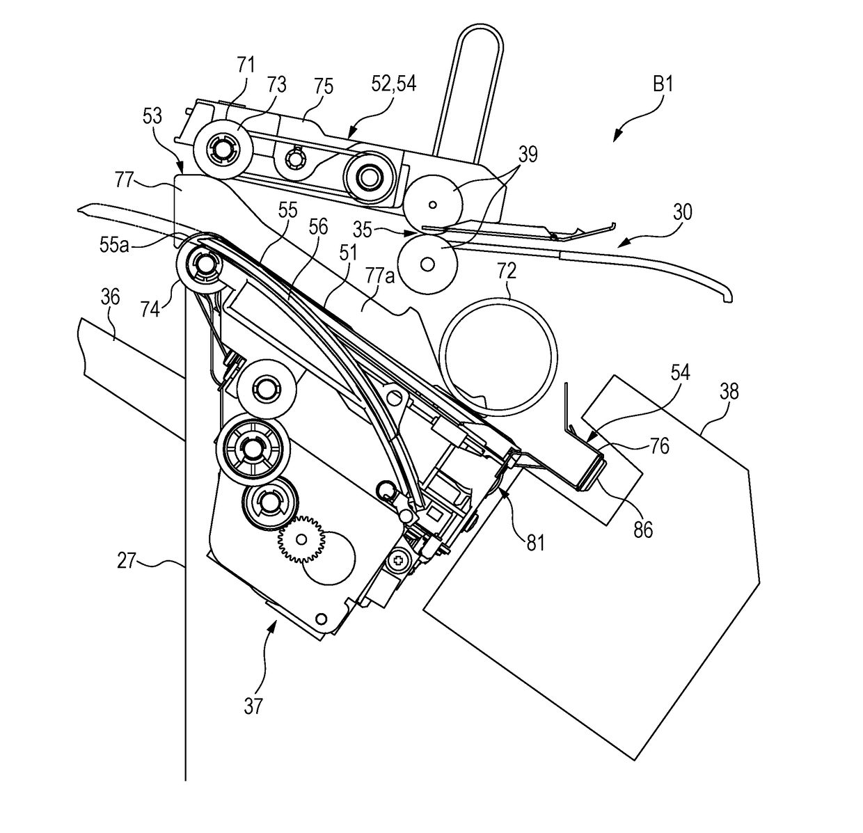 Sheet stacking apparatus and image forming system