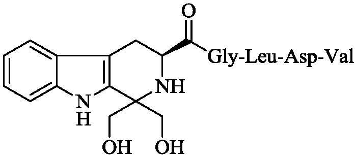 1,1-dimethylol-tetrahydro-beta-carboline-3-formyl-GLDV, synthesis, activities and applications thereof