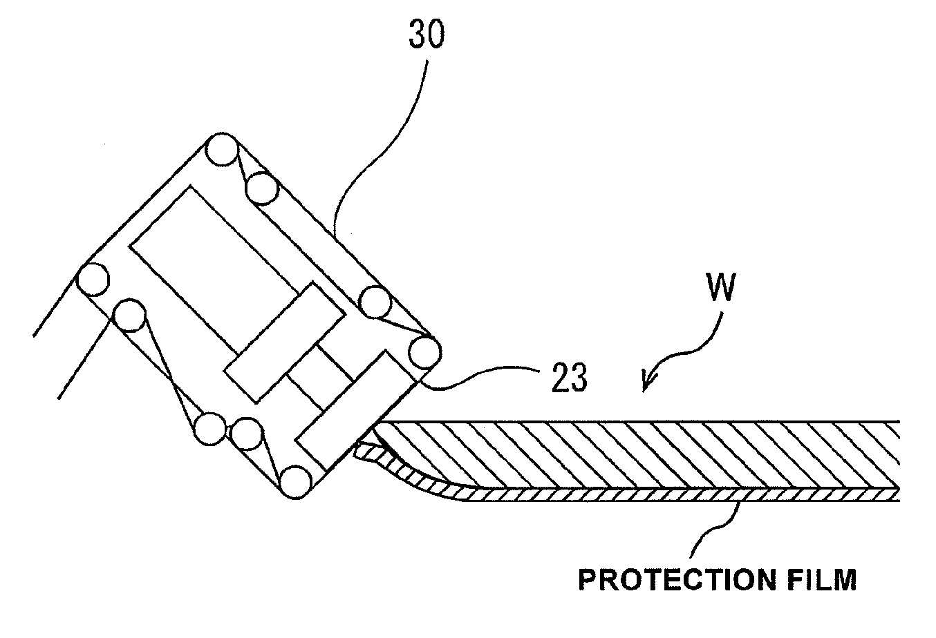 Method and apparatus for polishing a substrate having a grinded back surface