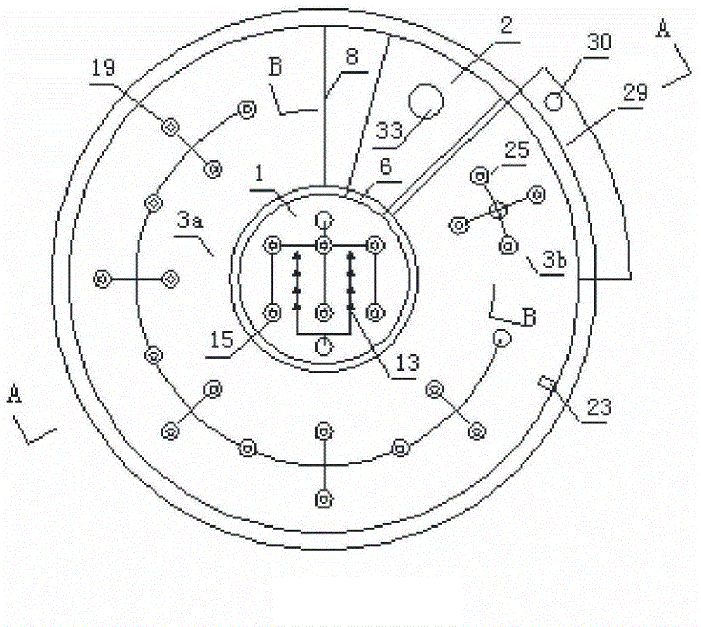 Autotrophic denitrification based integrated novel denitrification reaction device and technological process thereof