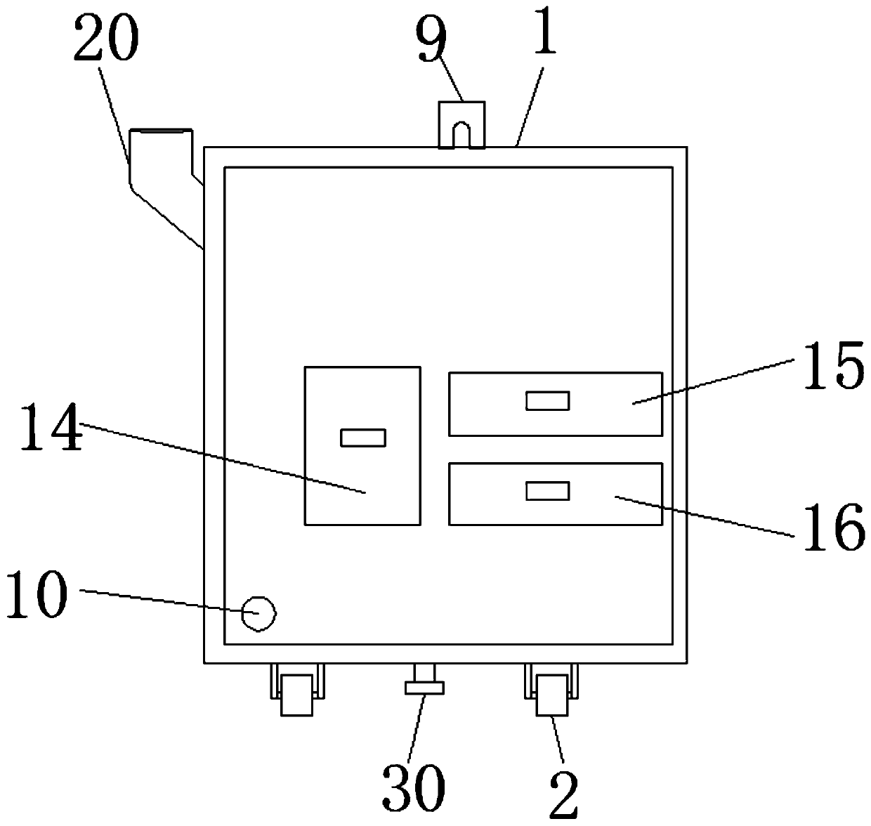 Waste collection and nursing device for operating room nursing