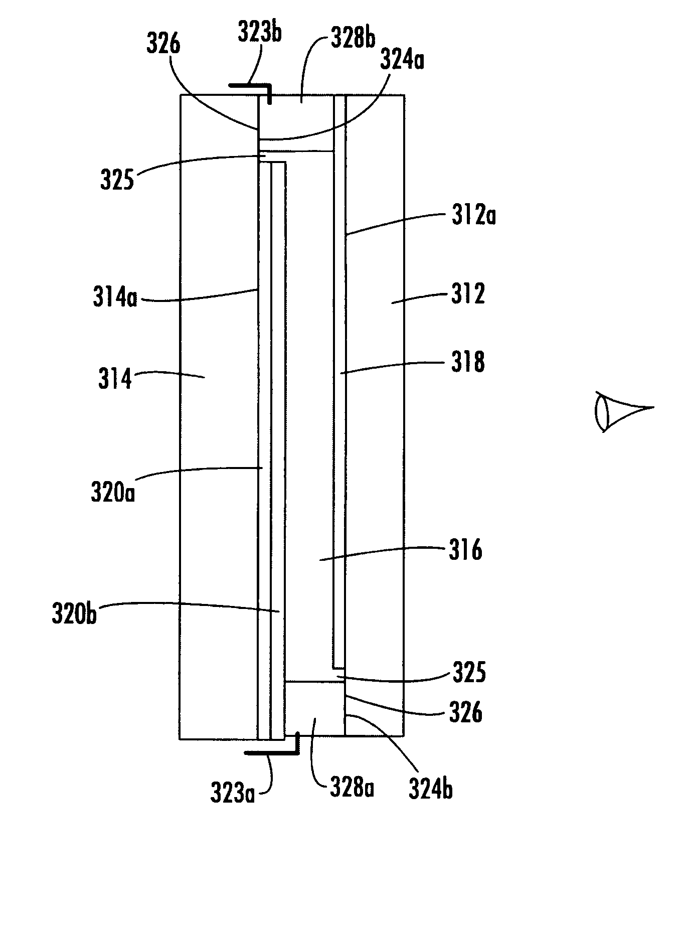 Electro-optic mirror cell