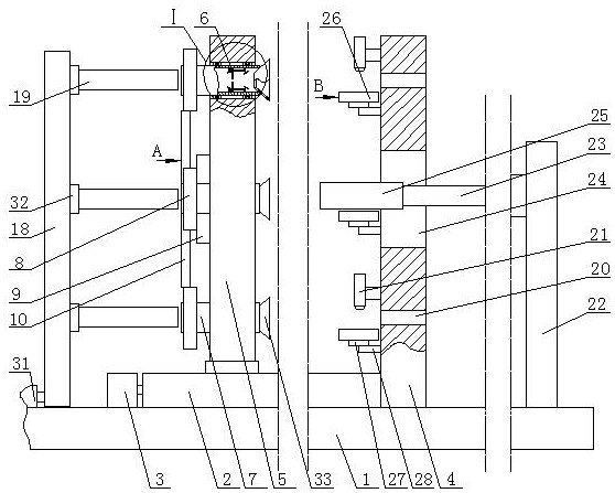 A plastic pipe surface spraying device