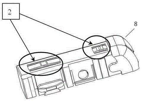 Windscreen wiper connecting part and windscreen wiper arm matched with the same and assembling method thereof