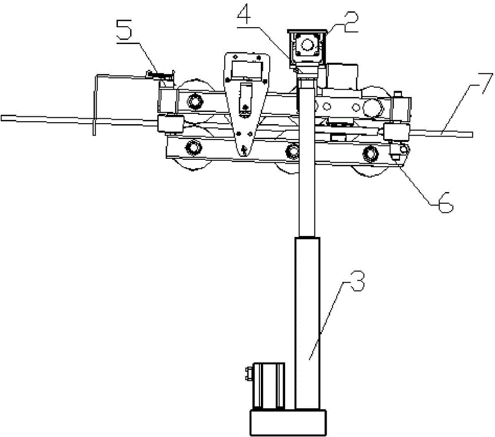 Electrically driven automatic rope ranging device