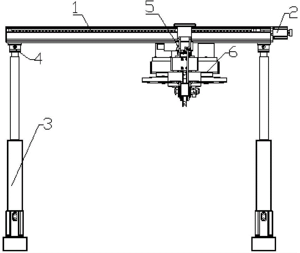 Electrically driven automatic rope ranging device