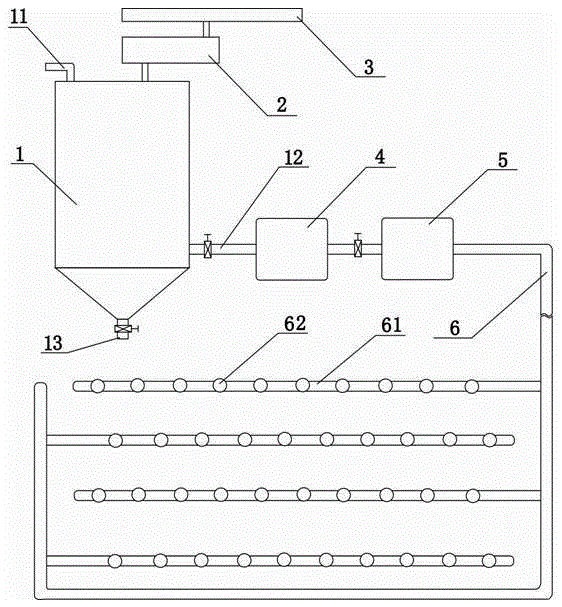 Energy-saving type canopy frame and spray irrigation integrated system used for kiwifruit orchard