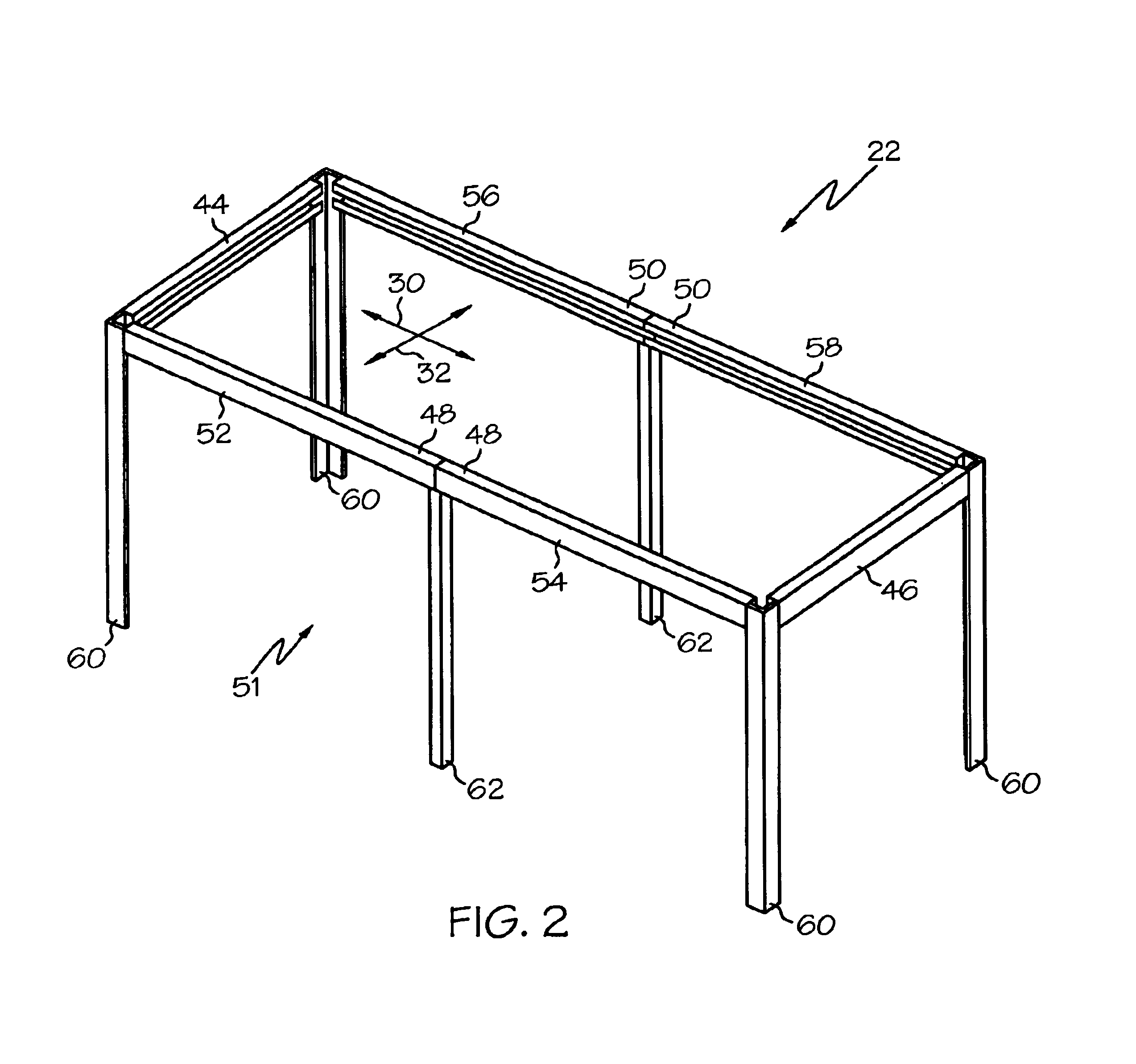 Quilting table for a sewing machine