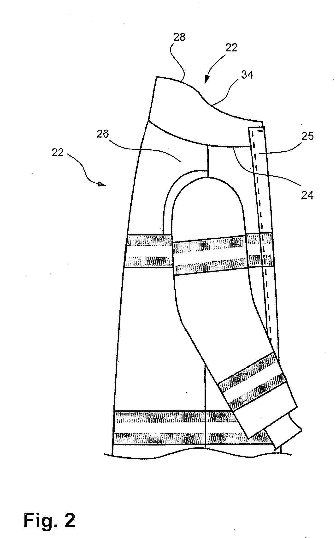 Collar configuration for firefighter garment