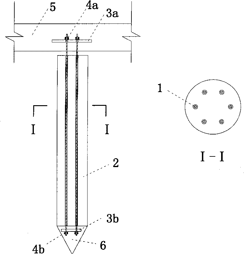 Fiber reinforced concrete uplift pile