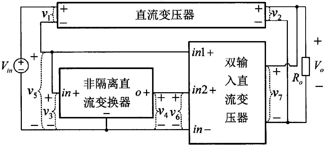 Combined type DC transformation system and control method thereof