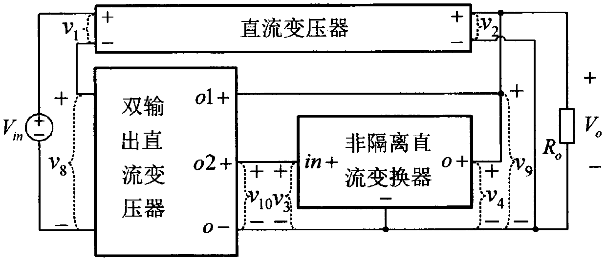 Combined type DC transformation system and control method thereof