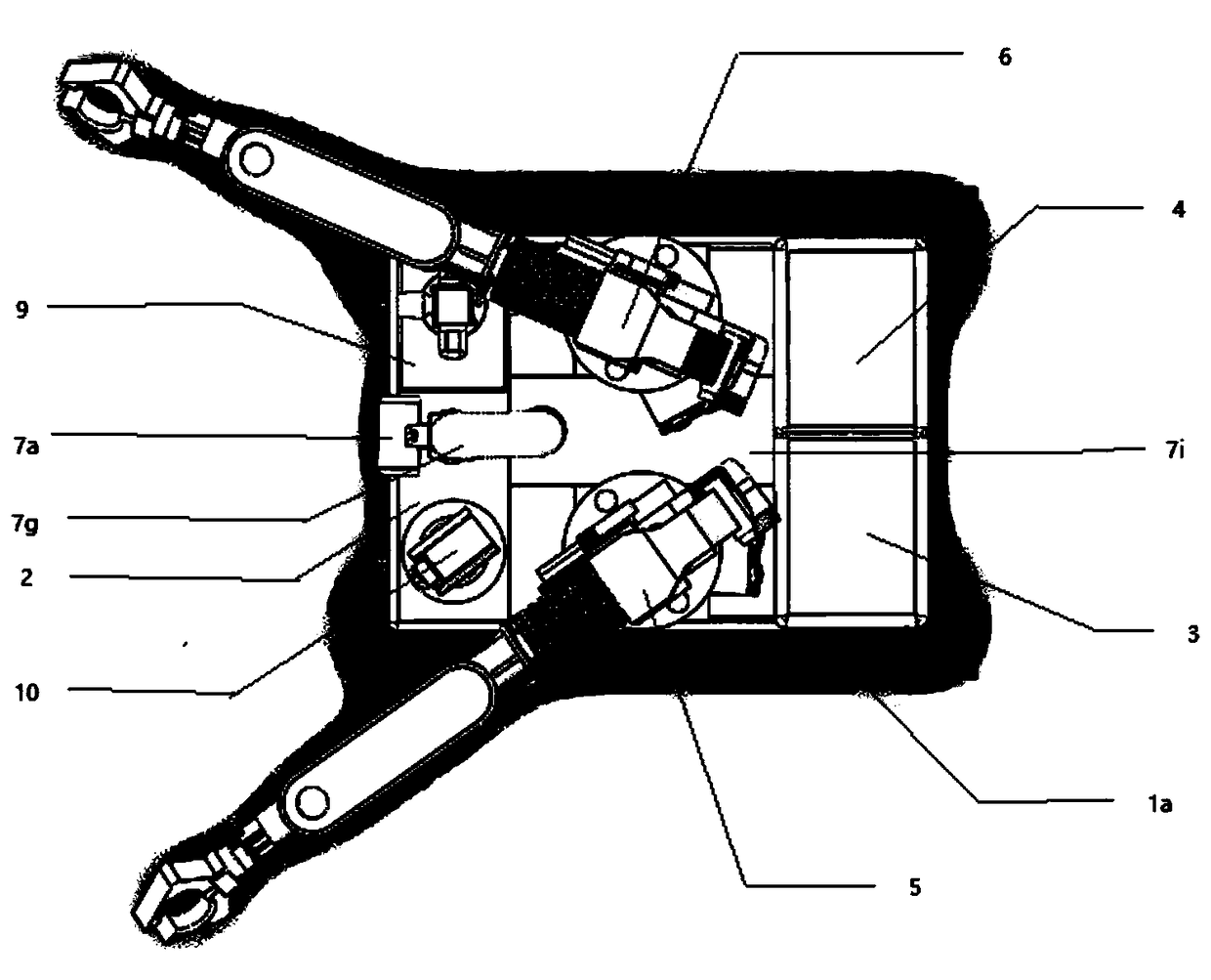 Fire-fighting robot based on image processing and intelligent fire-fighting method