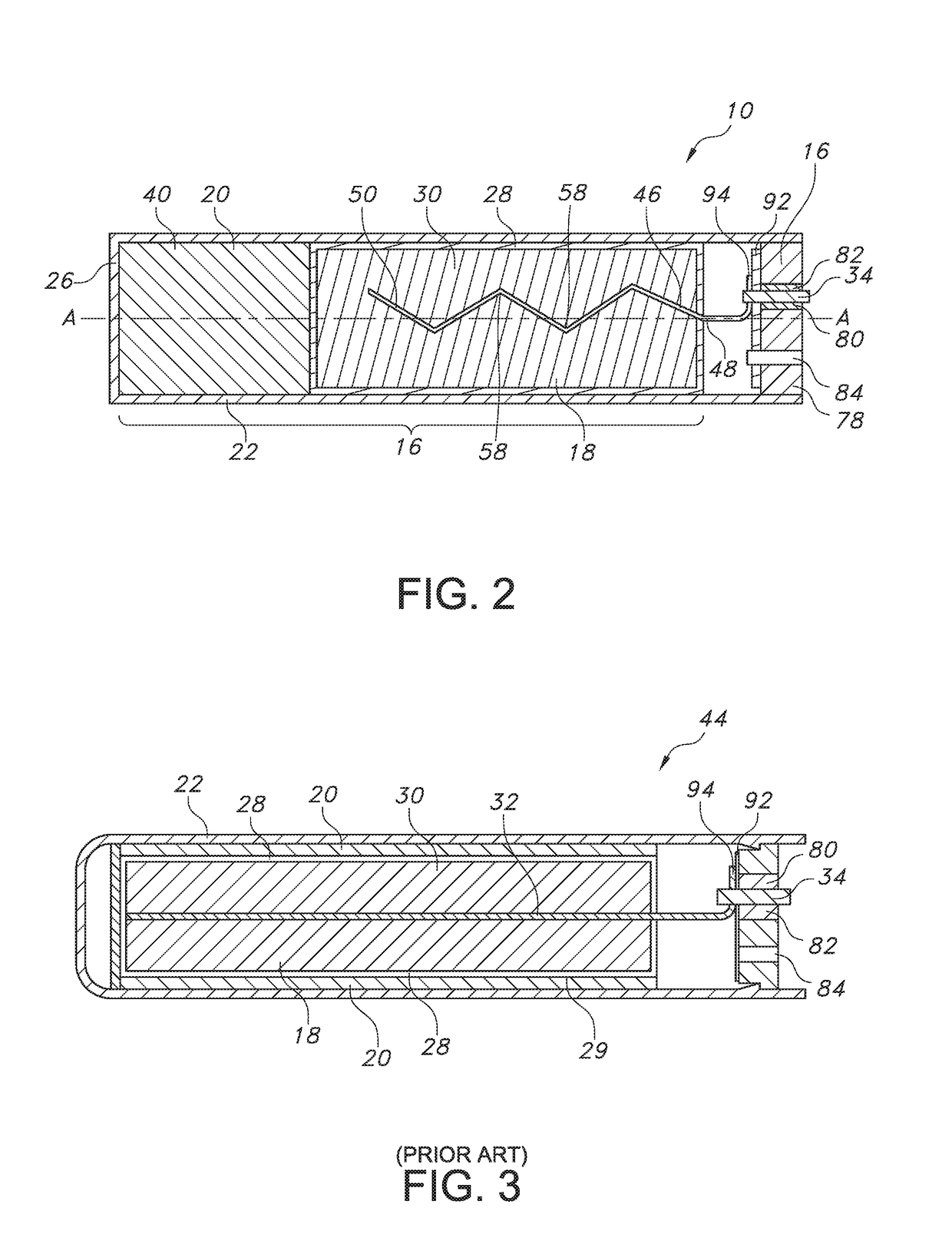 Low-rate battery design