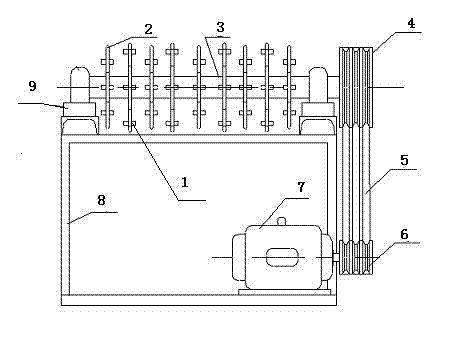 Shakeout screen modeling sand pulverizer