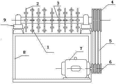 Shakeout screen modeling sand pulverizer