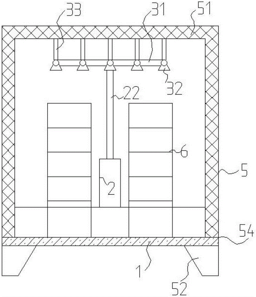 Temperature and humidity control device and standard curing box