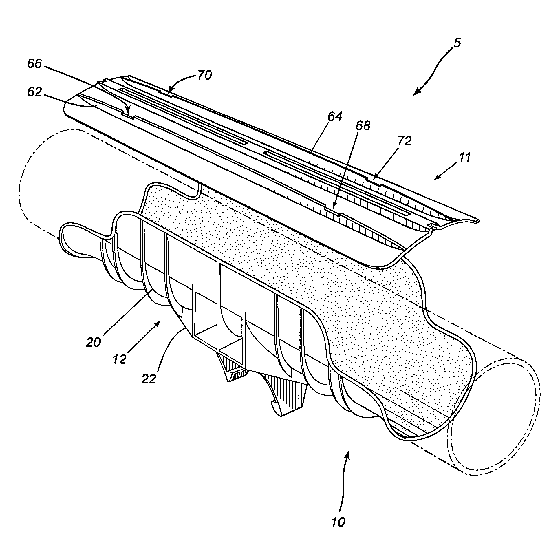 Vertical pipe guard