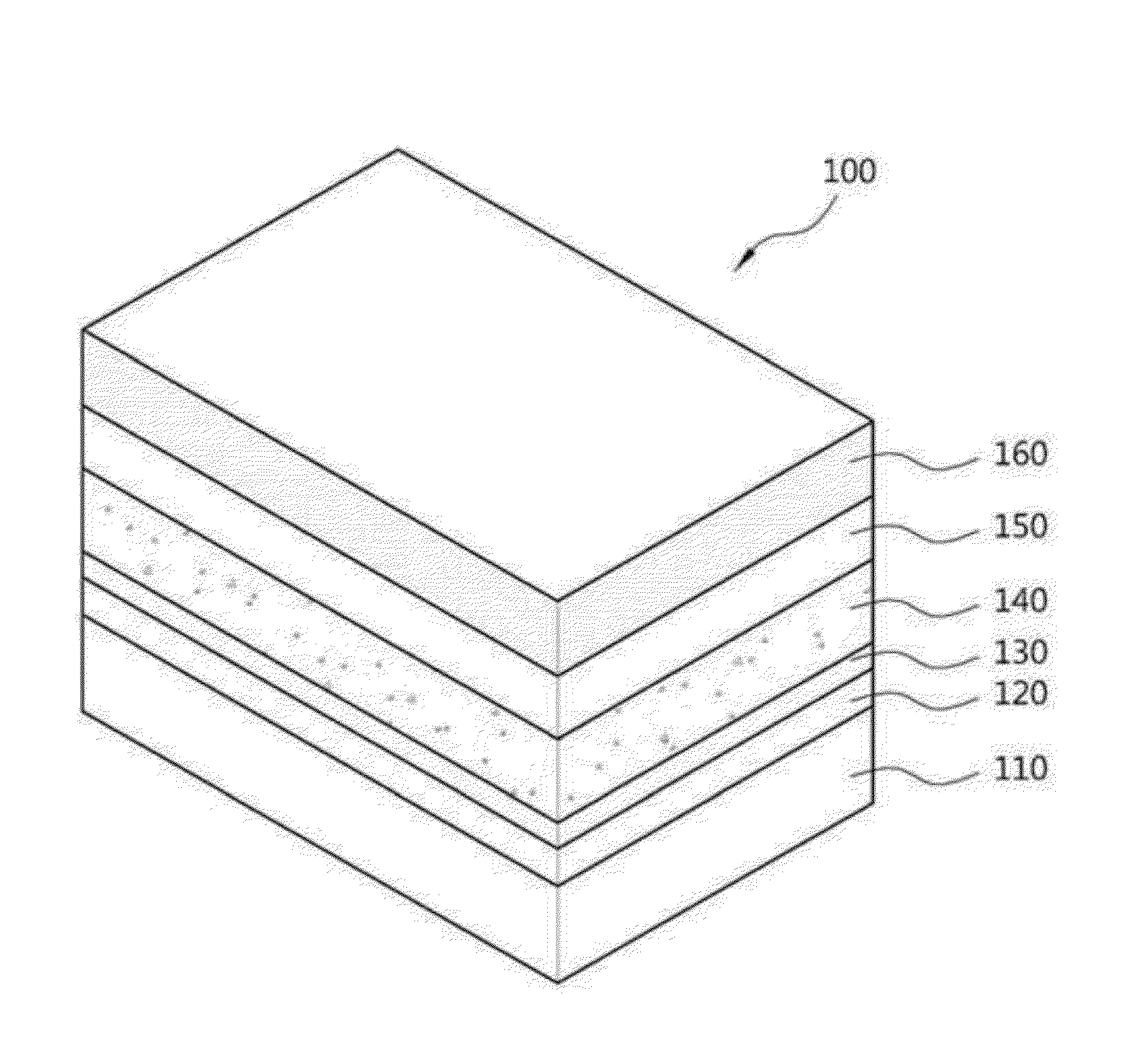 Pedot:pss based electrode and method for manufacturing the same