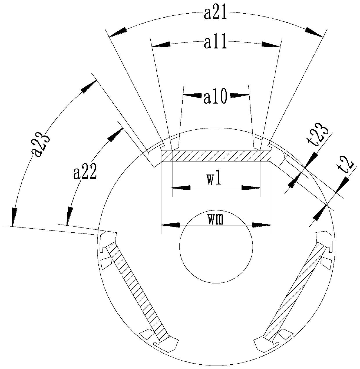 Rotor assembly and alternating pole motor