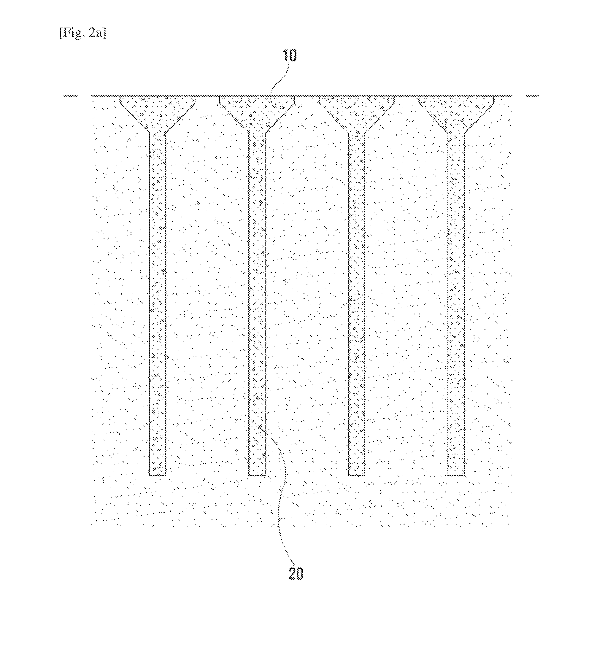 Hybrid foundation structure, and method for building same