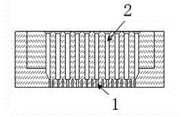 Preparation method of ultralarge high-pore-density honeycomb ceramic mold