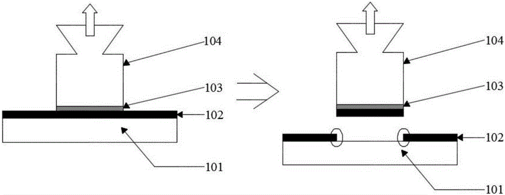 Measuring method for bonding force between polymeric substrate and metal coating