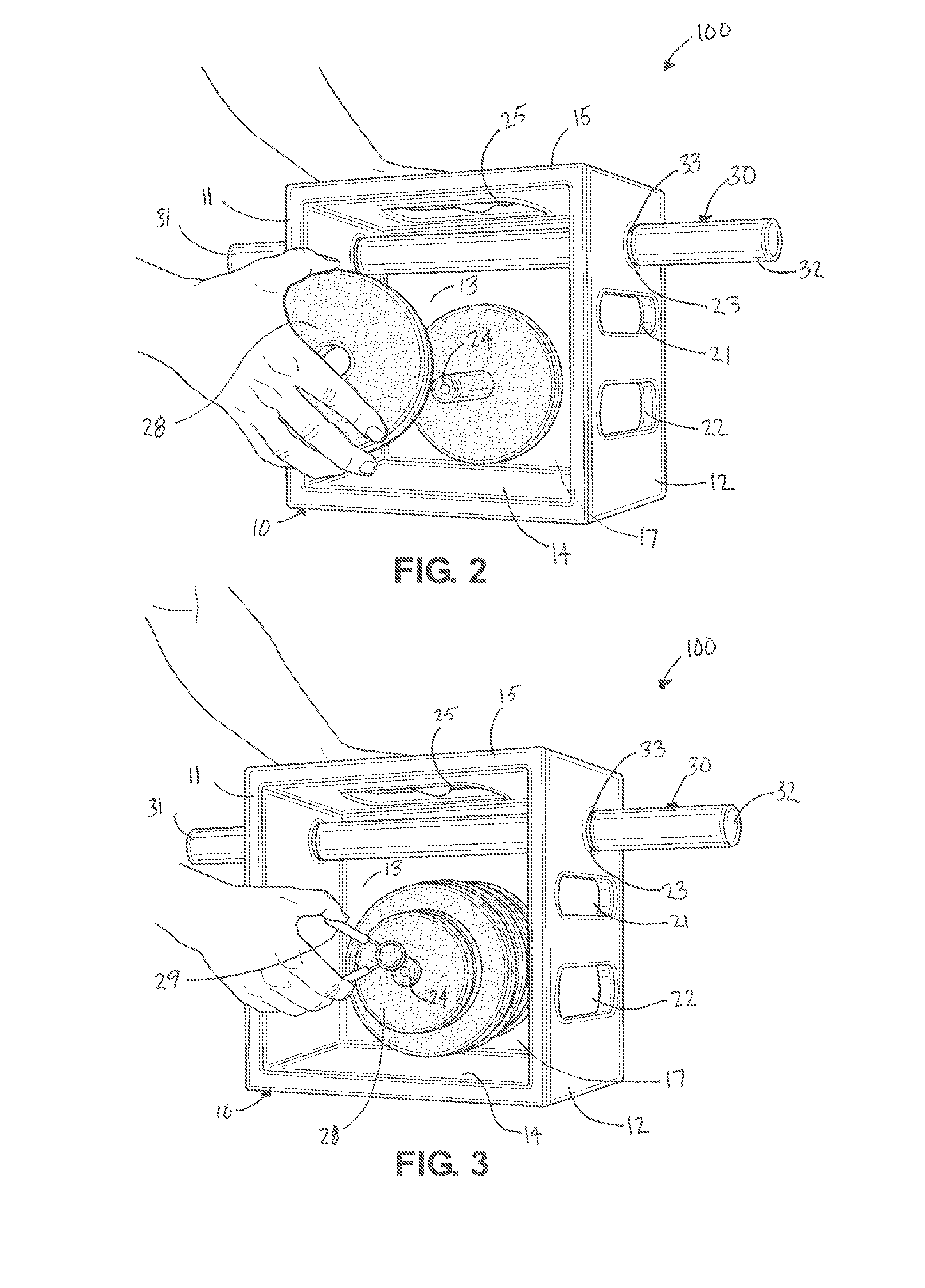 Method and apparatus for multi-purpose box training system